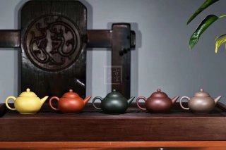 《五色土》綠泥，朱泥，紫泥，青灰泥，段泥純手工宜興紫砂壺茶具水平茶壺